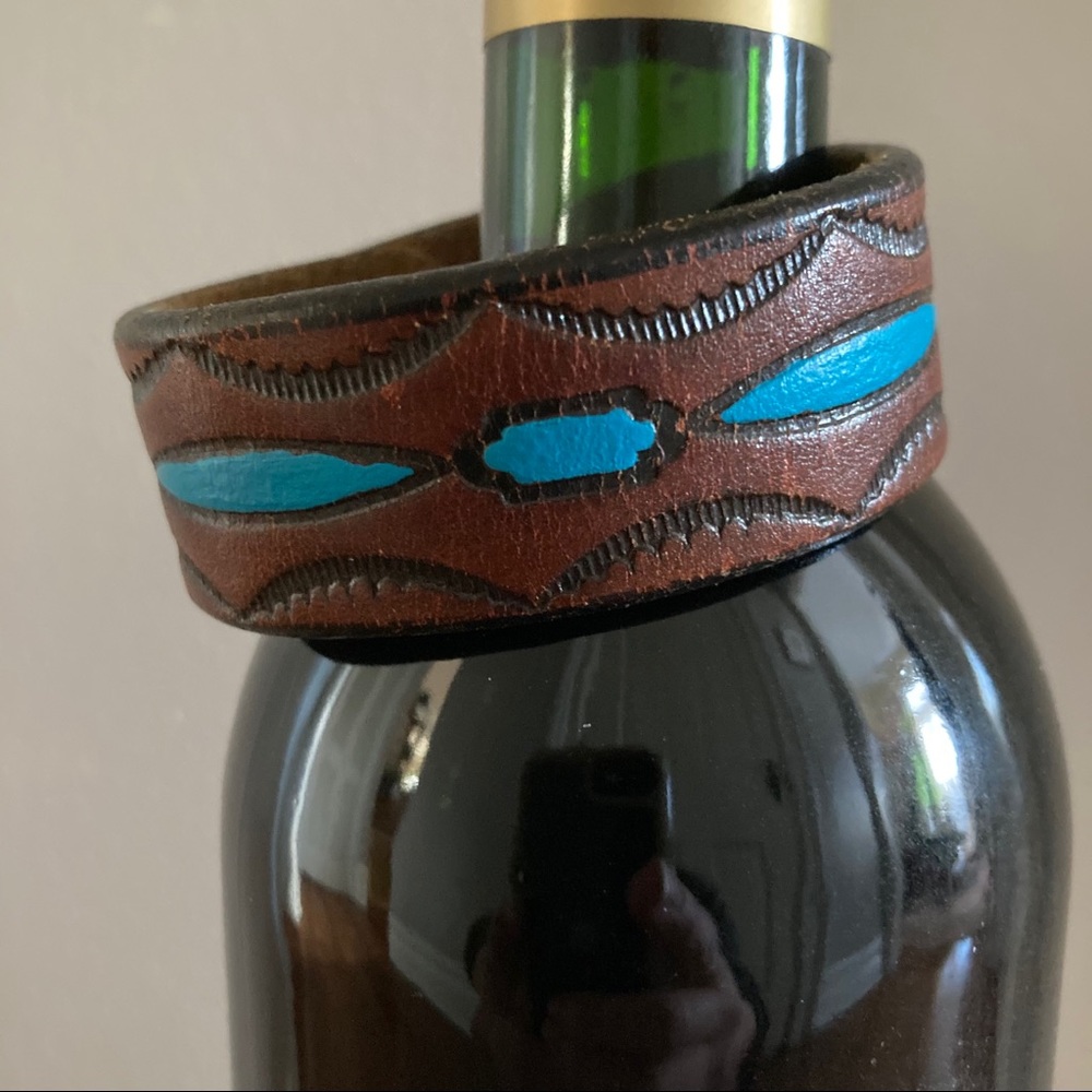 Upcycled Belt Bracelet 7.5